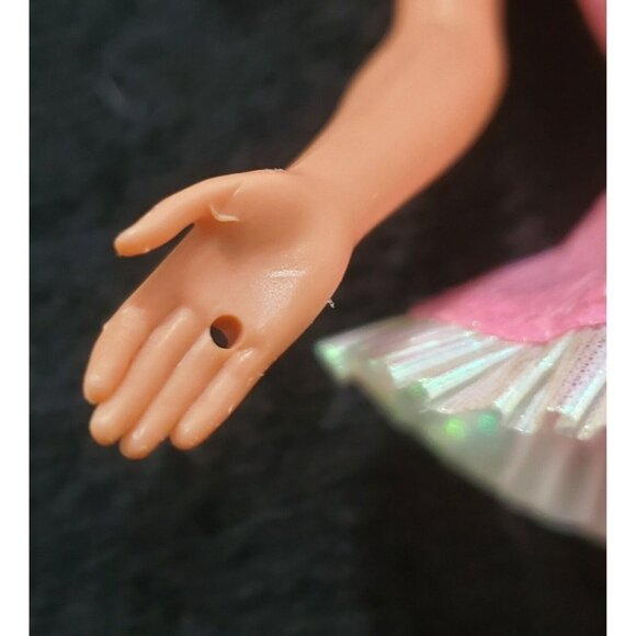 1995 Foam N Color Barbie Doll Pink Iridescent Mini Dress Long Blonde Hair VTG - Picture 14 of 16